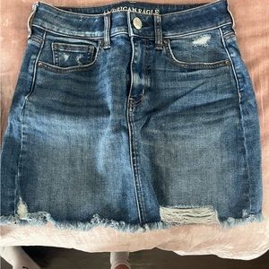 2 American Eagle jean skirts